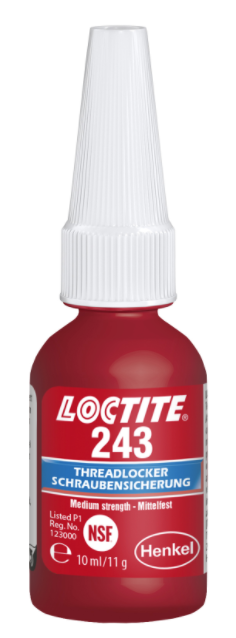 LOCTITE Фиксатор резьбы 243 (средний) (10мл)