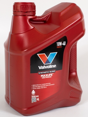 Моторное масло Valvoline MaxLife 10W-40, 4л